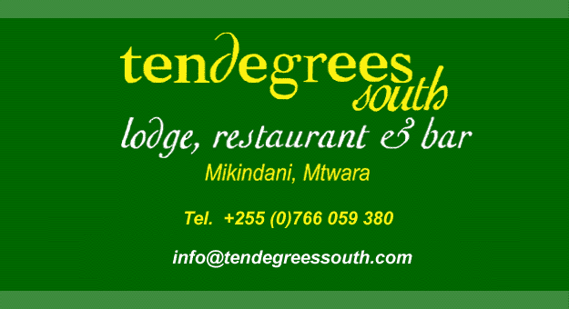 call us on +255 (0)766 059380 or email us at info@tendegreessouth.com